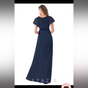 Azazie Navy formal dress